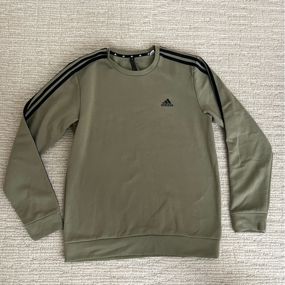 Men’s adidas sweatshirt M olive green